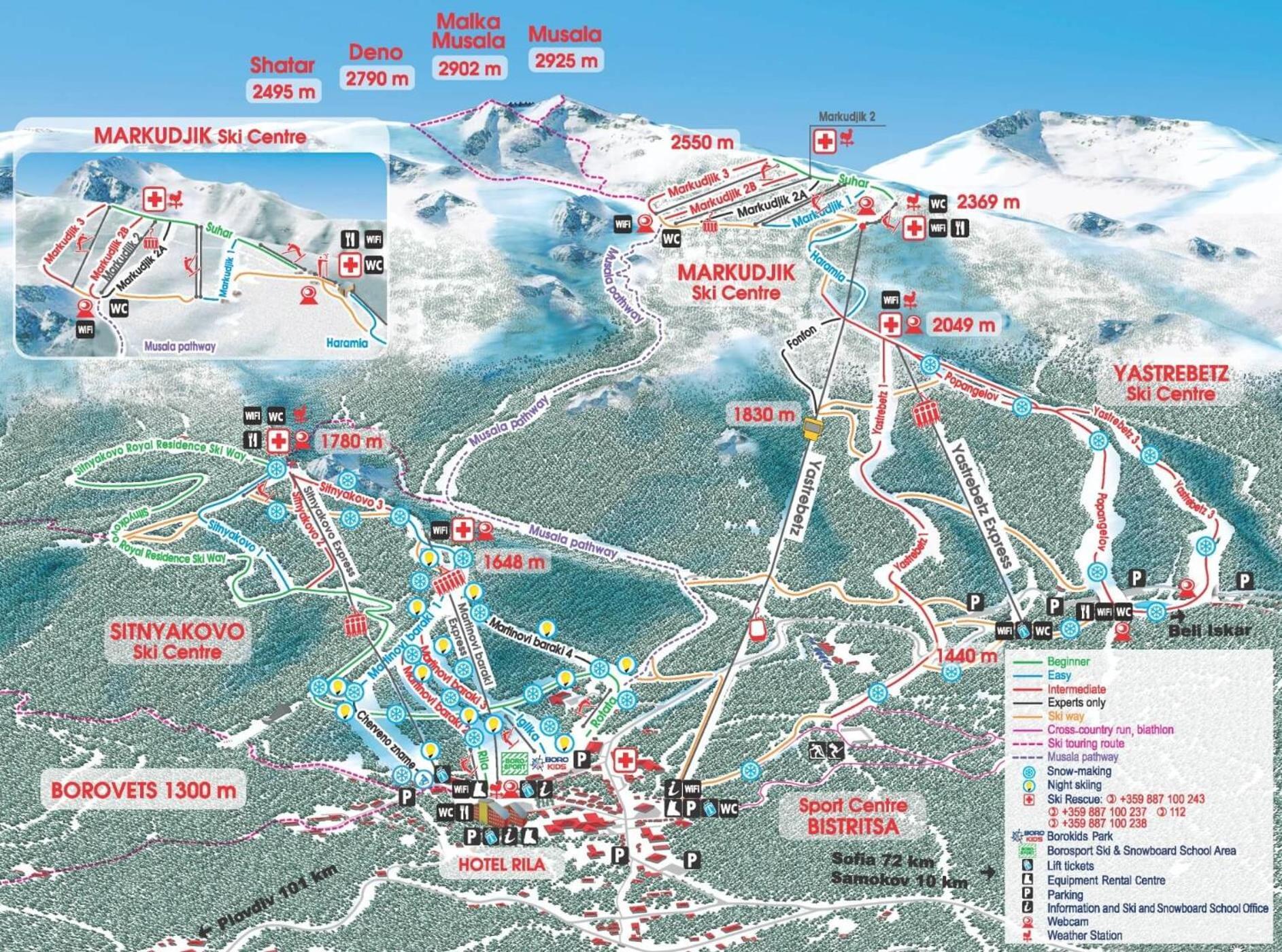 Mountain Studio Asp E63 Borovets Gardens Bagian luar foto
